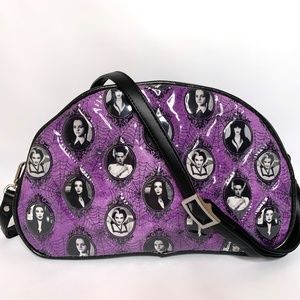 Purple Ladies of Horror Crossbody Bowler Bag